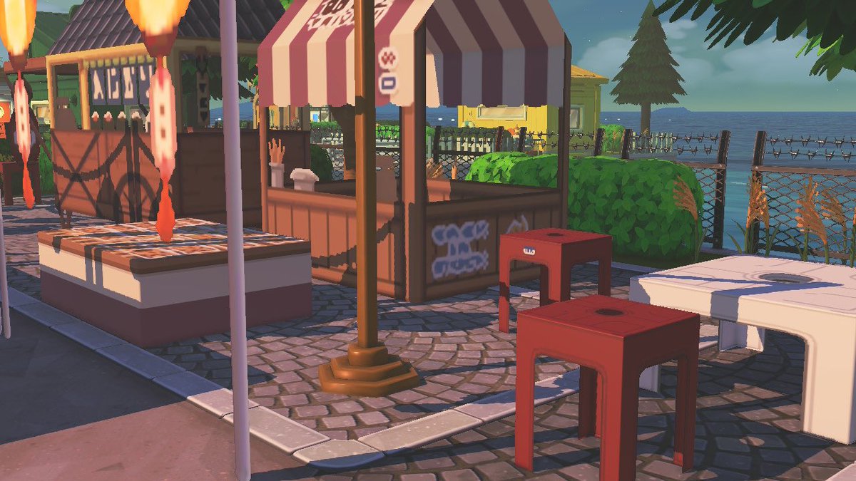 Petite allée de stands japonais — Tomodachi Life motif DIY (image 3)