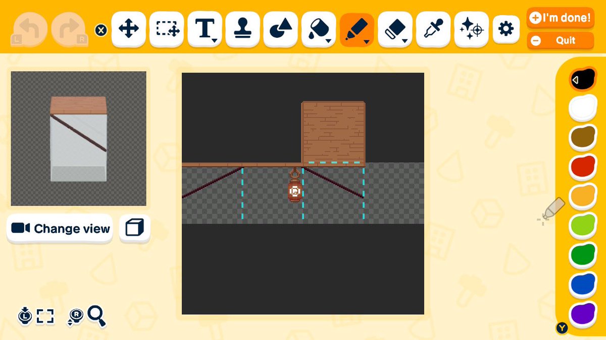 Petite allée de stands japonais — Tomodachi Life motif DIY (image 8)