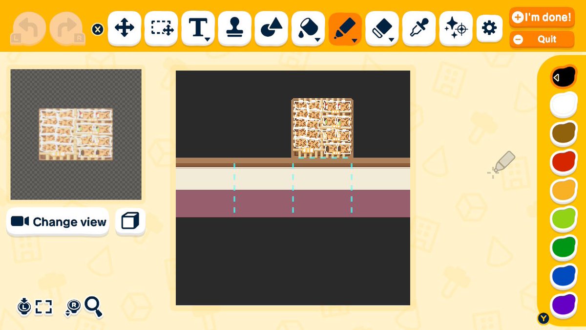 Petite allée de stands japonais — Tomodachi Life motif DIY (image 14)