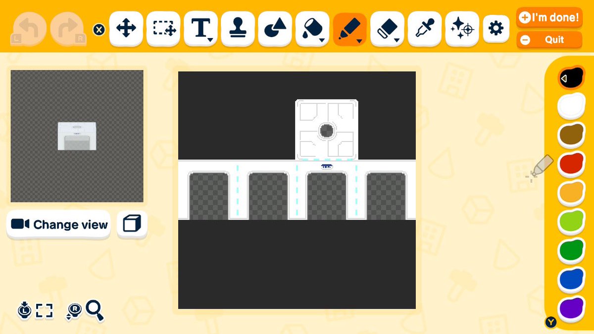 Petite allée de stands japonais — Tomodachi Life motif DIY (image 17)