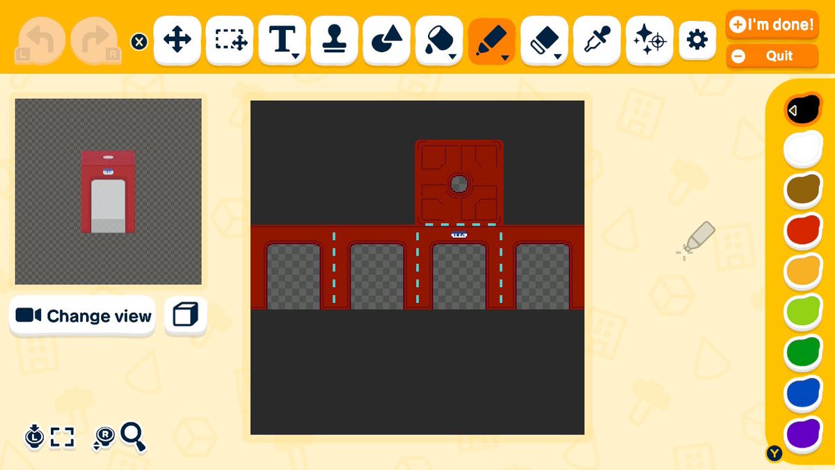 Petite allée de stands japonais — Tomodachi Life motif DIY (image 19)