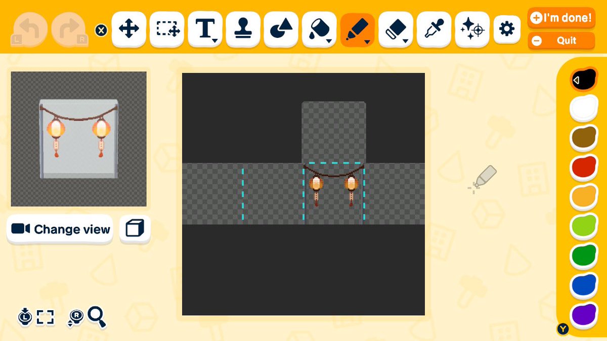 Petite allée de stands japonais — Tomodachi Life motif DIY (image 21)