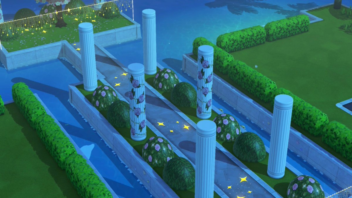 Hello me again! I made some columns! I don't know if actual columns exist already. Also tried to make custom bushes😅 Sa — 人森 DIY 图纸