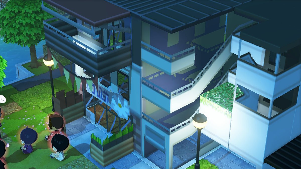 Tutoriel d'immeuble d'appartements — Tomodachi Life motif DIY