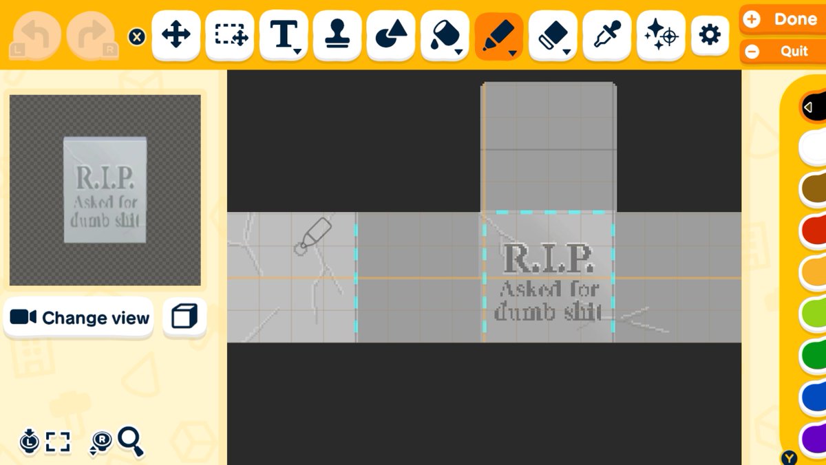 A place for my Miis that ask me to put dumb things in dumb places🙏 — 人森 DIY 图纸（第 3 张）