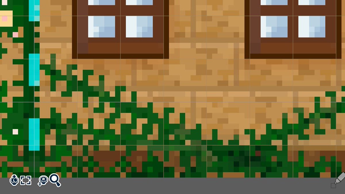 Façade de maison créée avec l'outil tampon — Tomodachi Life motif DIY (image 6)