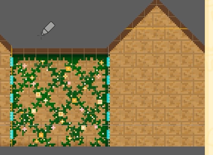 Façade de maison créée avec l'outil tampon — Tomodachi Life motif DIY (image 11)
