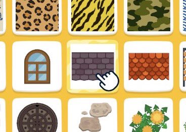 Façade de maison créée avec l'outil tampon — Tomodachi Life motif DIY (image 12)