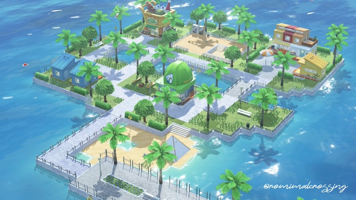 トロピカルなエリア🍋🐬🏝️ — 人森 DIY 图纸