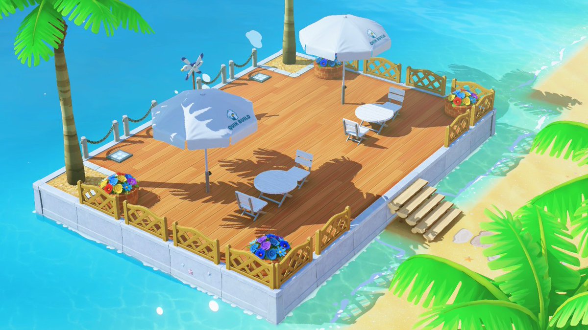 Journal d'aménagement en bord de mer — Tomodachi Life motif DIY (image 2)