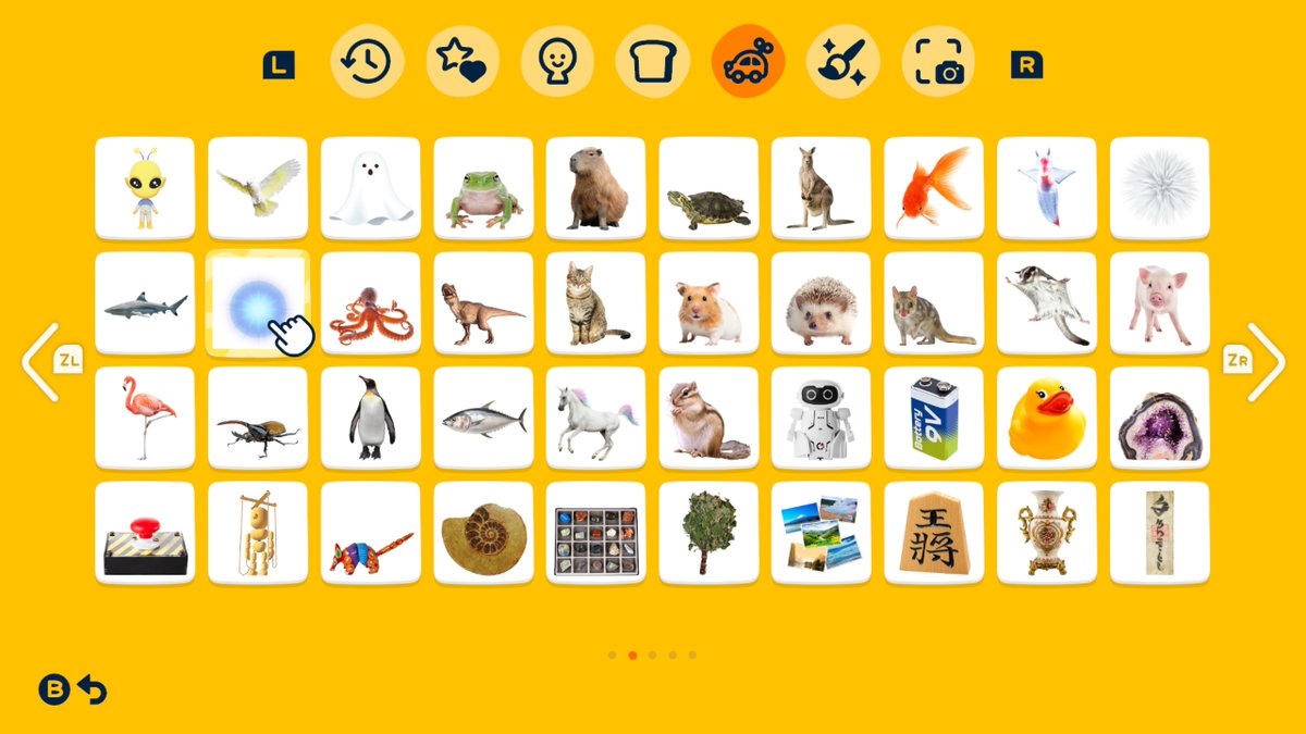 精霊スタンプの丸いライト — トモダチライフ DIY 図案（2枚目）