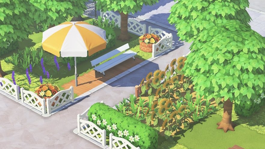 夏の季節の小道リニューアル — トモダチライフ DIY 図案（3枚目）