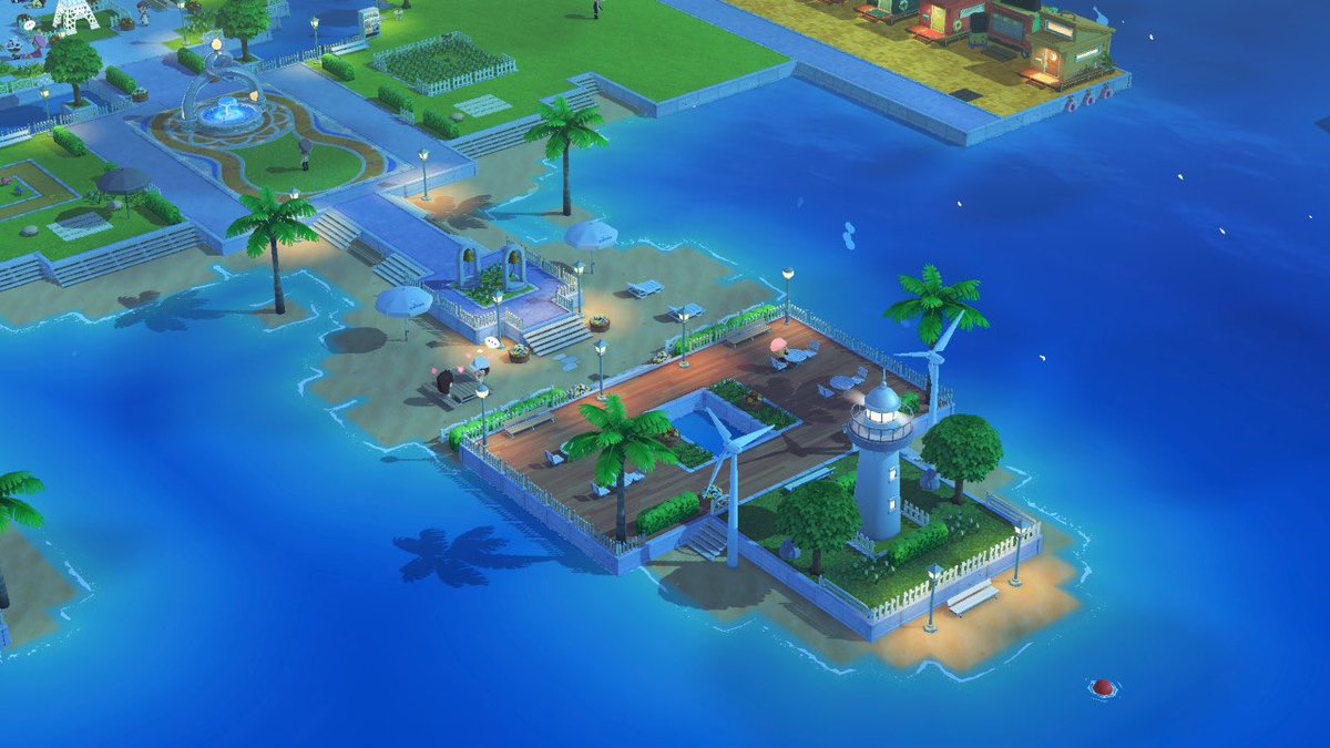 Aménagement d'île en cours — Tomodachi Life motif DIY (image 2)