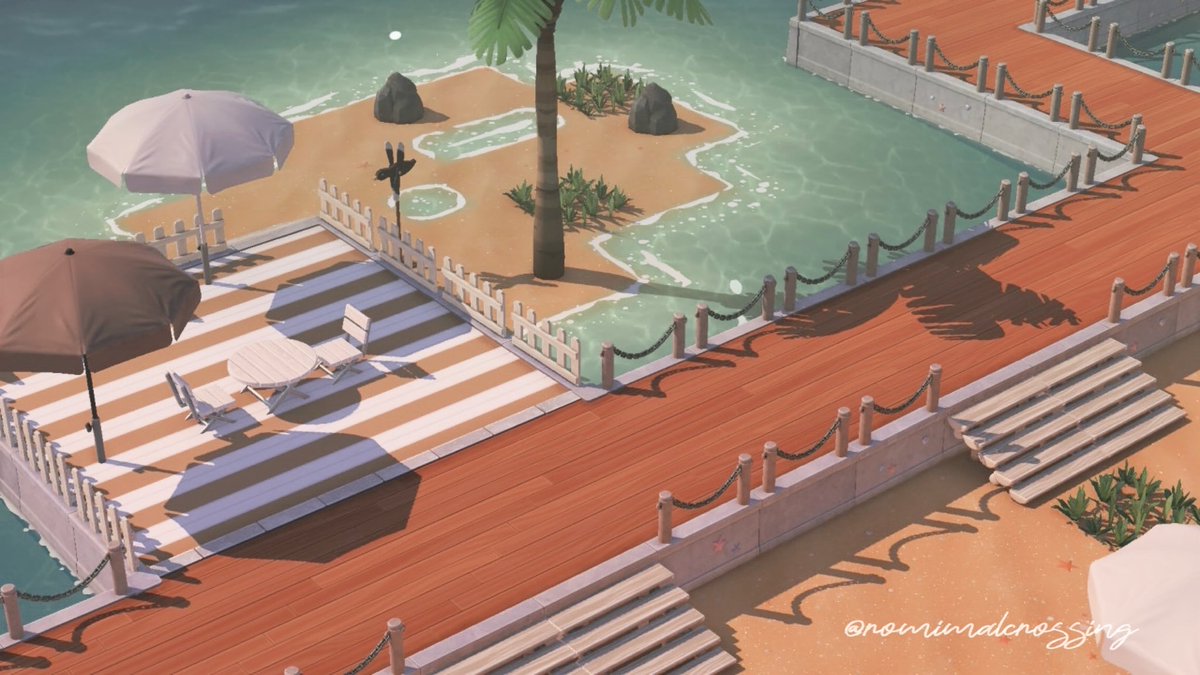 Sunset Island Scene — Tomodachi Life DIY pattern (image 1)