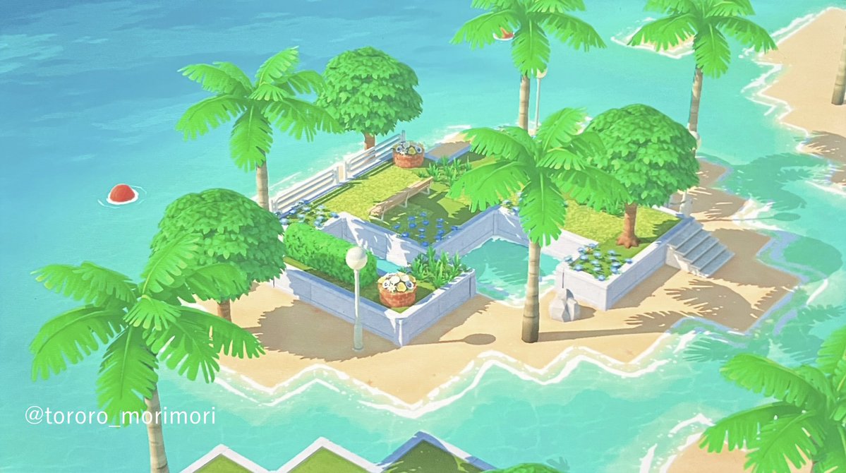 Petites îles de repos pour Tomodachi Life — Tomodachi Life motif DIY (image 1)