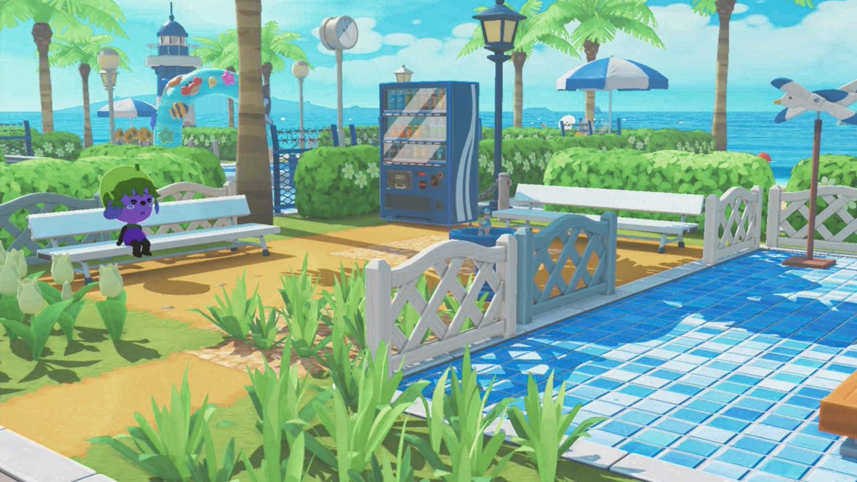 Vie insulaire de début d’été sans atelier — Tomodachi Life motif DIY