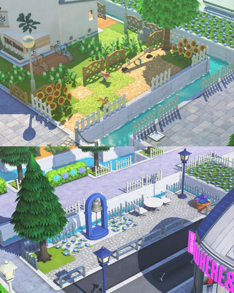 Décoration mignonne pour l'espace libre à côté du magasin — Tomodachi Life motif DIY