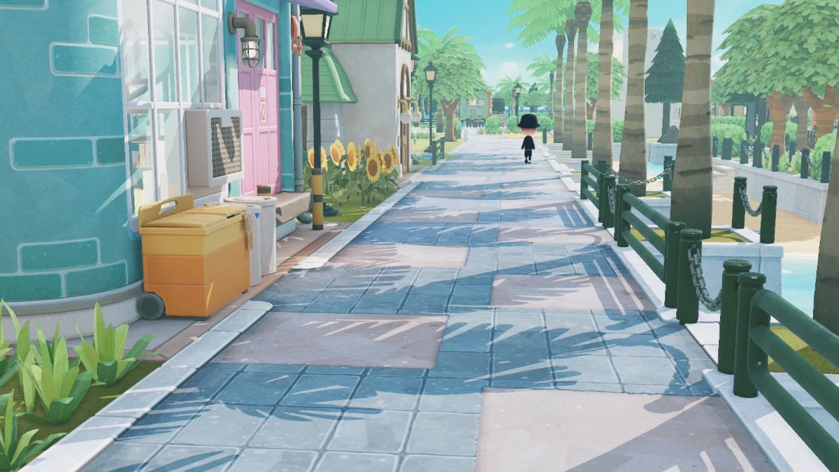 Seaside Shopping Mall Island Build — Tomodachi Life DIY pattern (image 1)