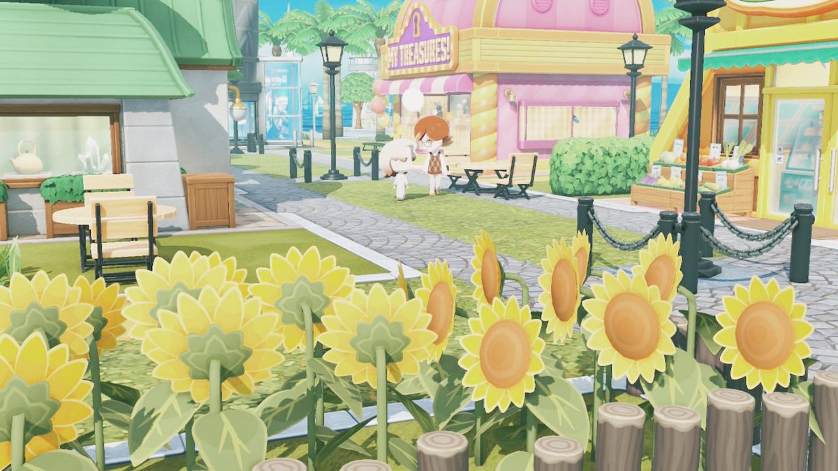 Seaside Shopping Mall Island Build — Tomodachi Life DIY pattern (image 2)