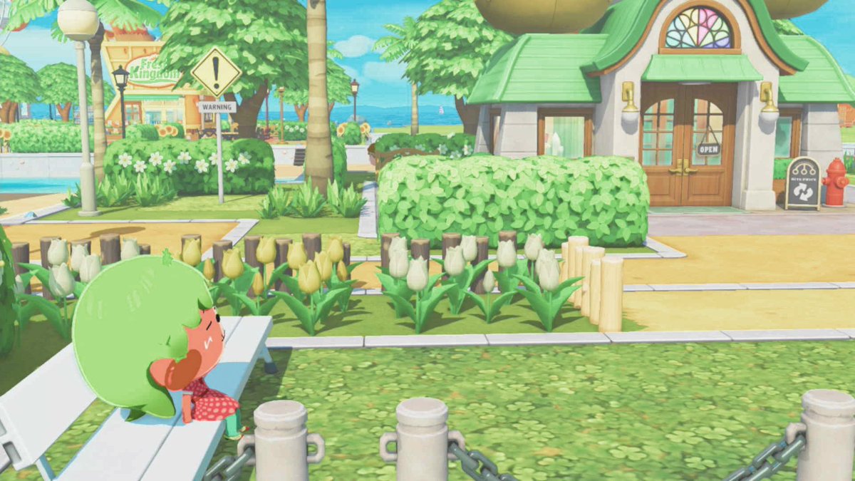 No-Item-Workshop Island Build with Pawn Shop — Tomodachi Life DIY pattern (image 1)