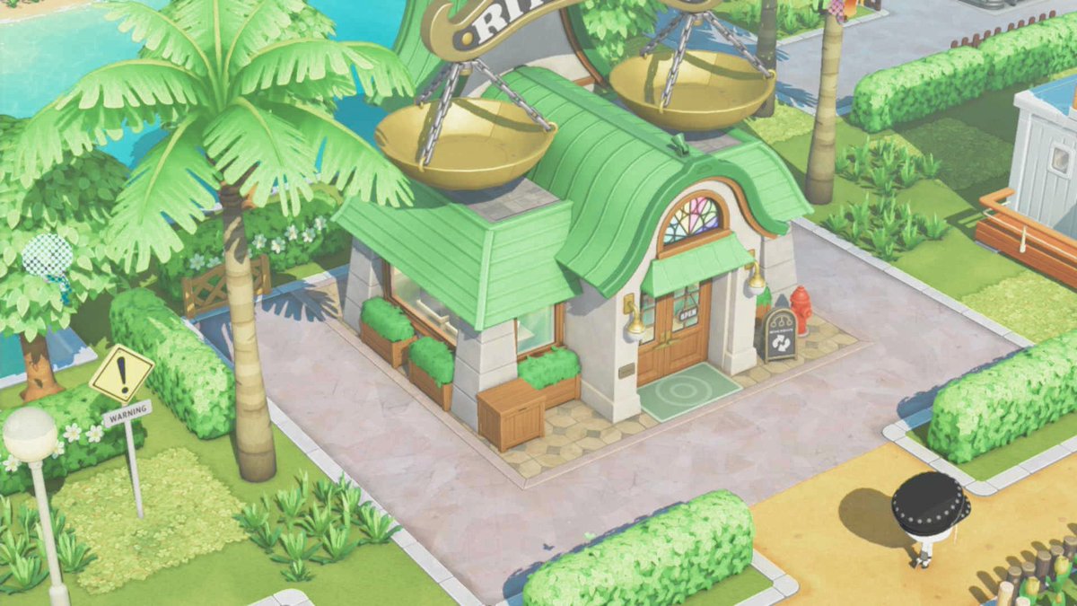No-Item-Workshop Island Build with Pawn Shop — Tomodachi Life DIY pattern (image 2)