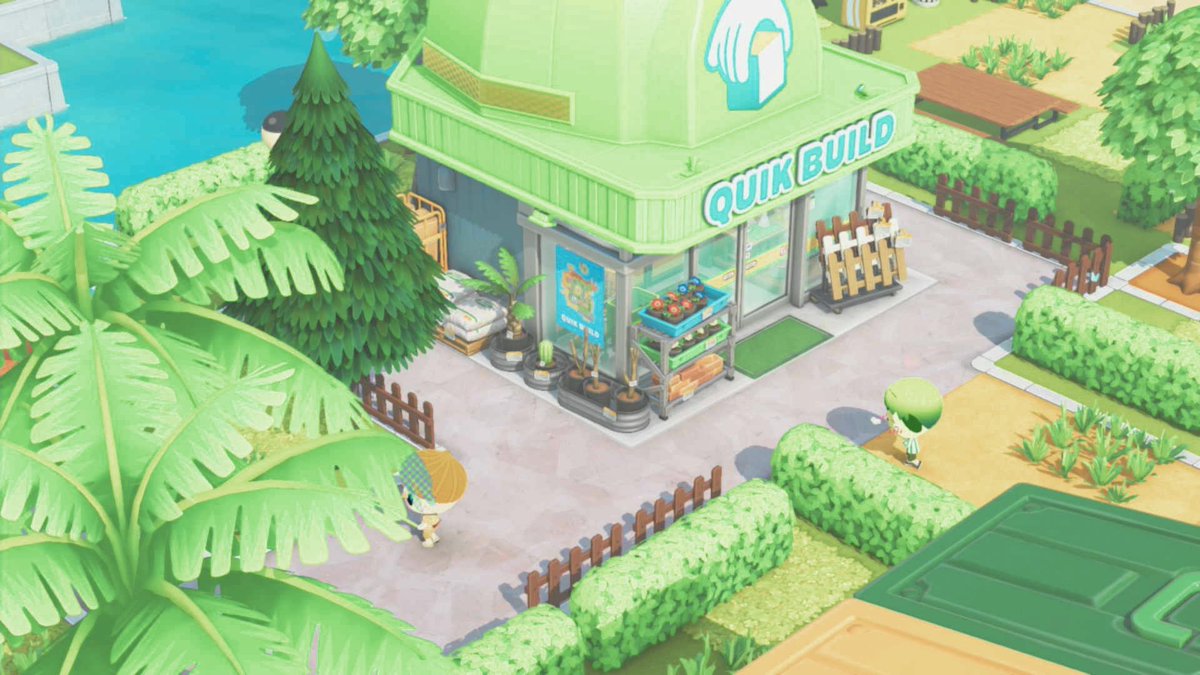 No-Item-Workshop Island Build with Pawn Shop — Tomodachi Life DIY pattern (image 3)