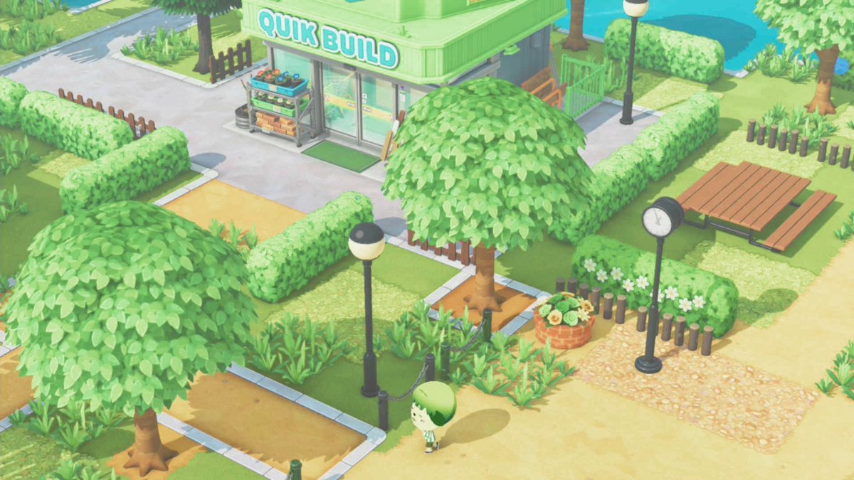 No-Item-Workshop Island Build with Pawn Shop — Tomodachi Life DIY pattern (image 4)