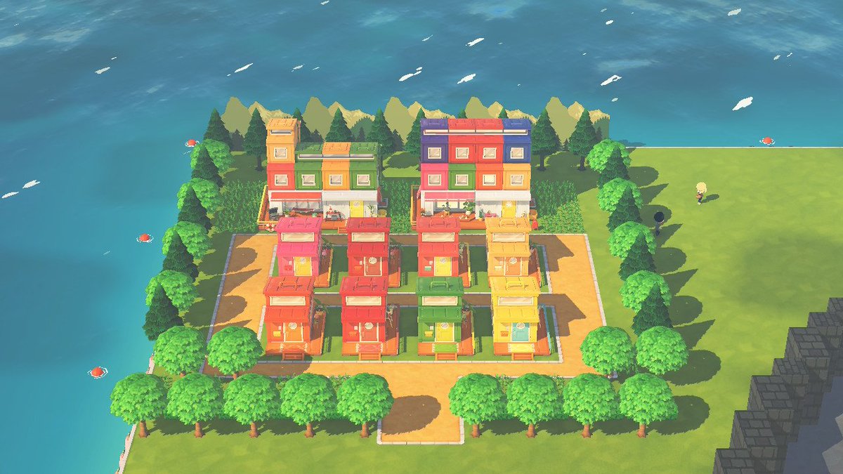 赛博朋克未来都市与后末日岛屿 — 人森 DIY 图纸（第 6 张）